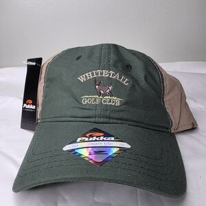 Pukka Green and Tan Whitetail Golf Club Cap